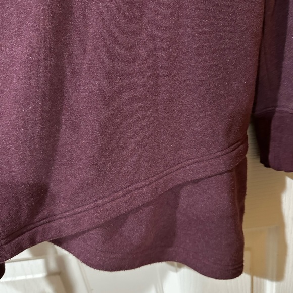 Soft Surroundings Calla Top in Plum Perfect Heather - Picture 4 of 7